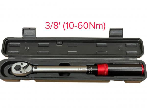 Cần siết lực 3/8’: dải lực 10-60Nm