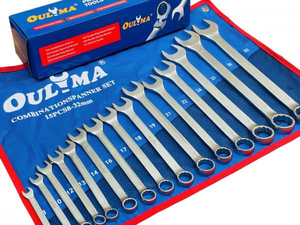 Bộ cờ lê đầu miệng đầu tròng 8-32mm