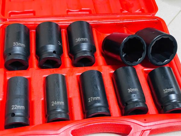 Bộ khẩu hoa thị 3/4' - 10 chi tiết