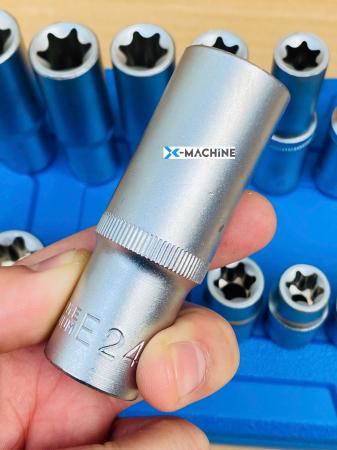 Bộ khẩu E ngắn và dài 19 chi tiết